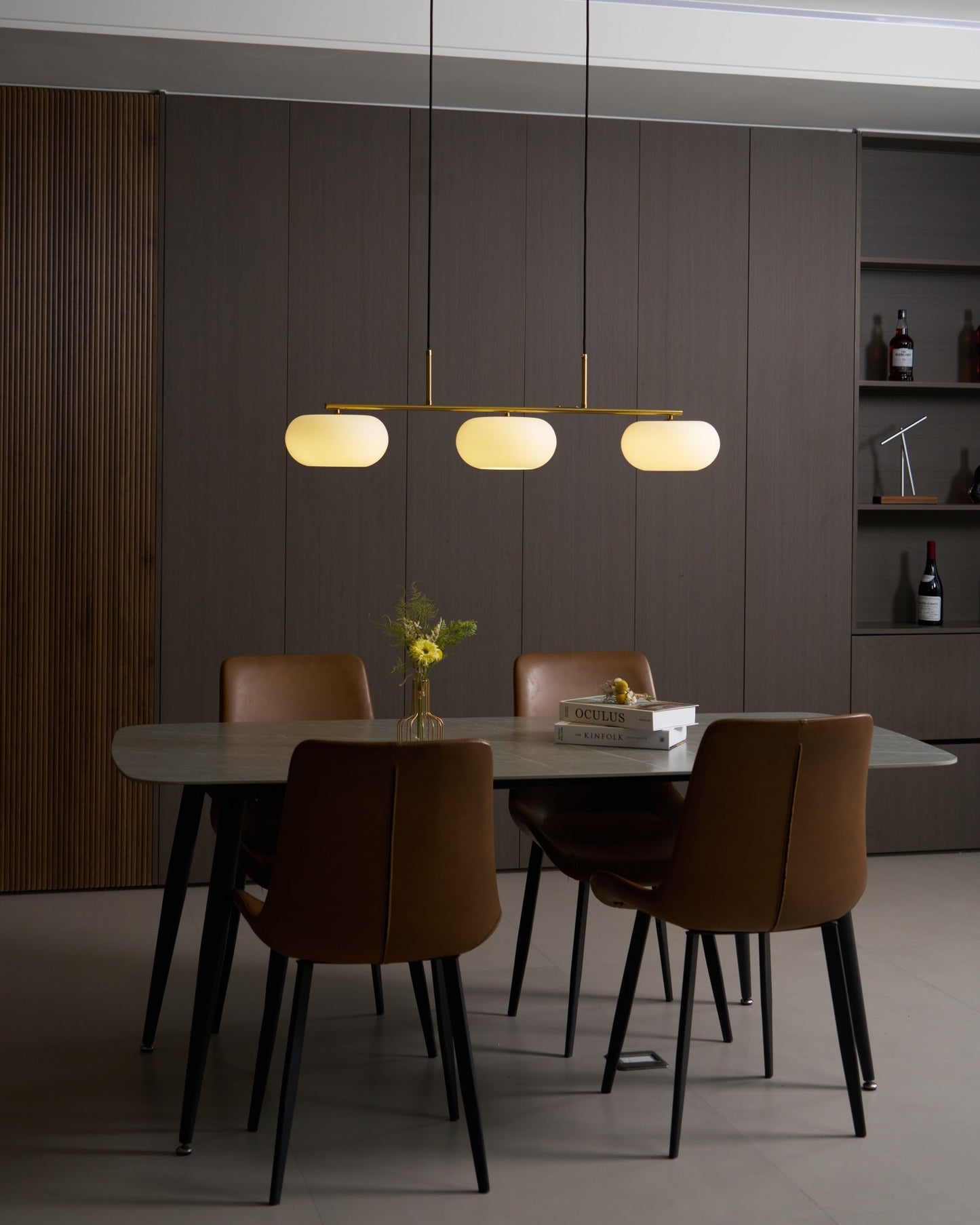 Sculptural Pendant Light