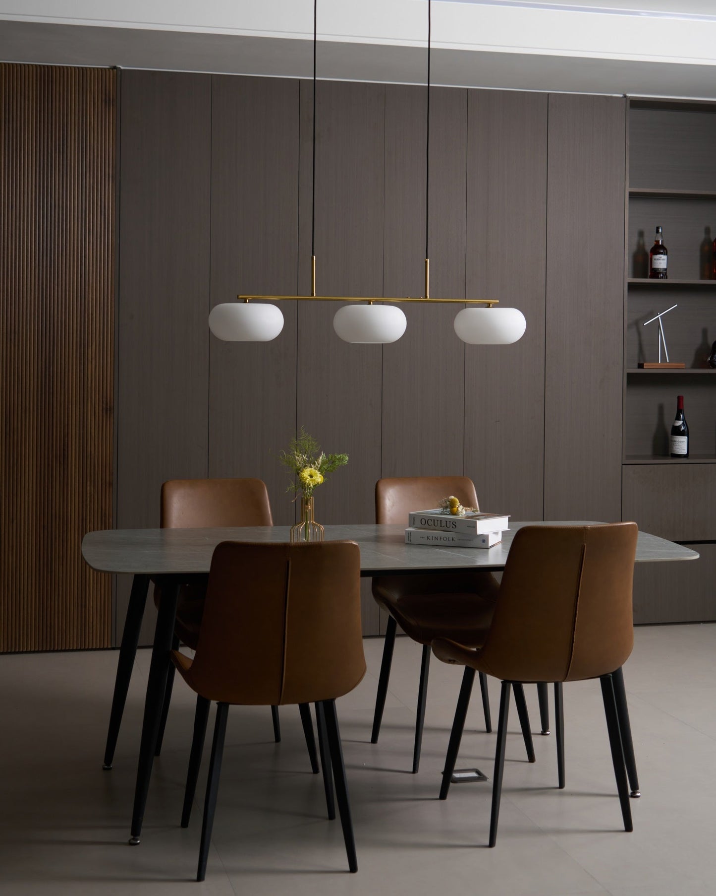 Sculptural Pendant Light