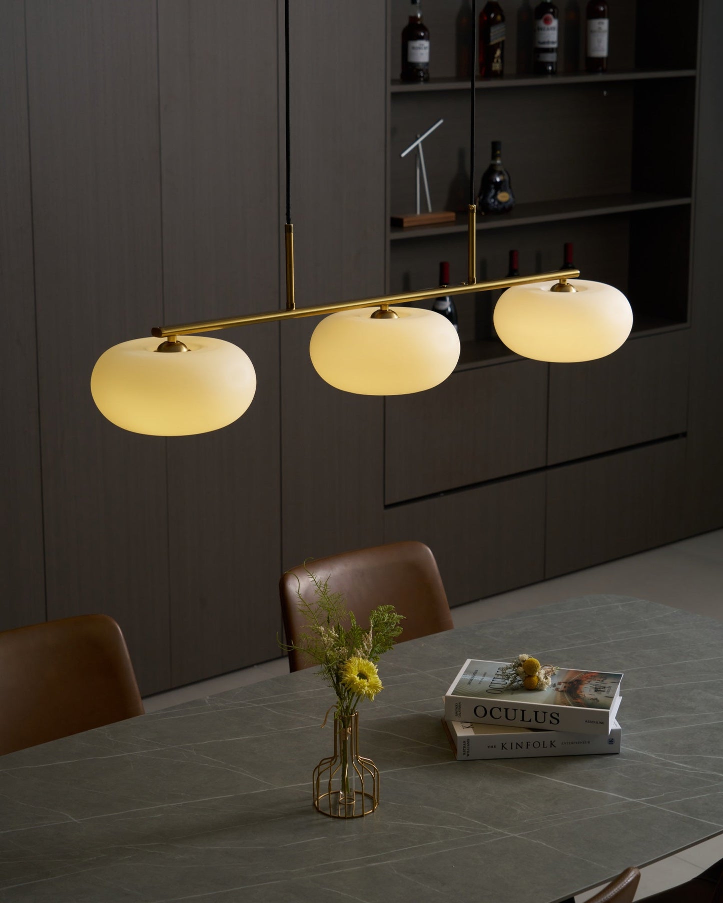 Sculptural Pendant Light