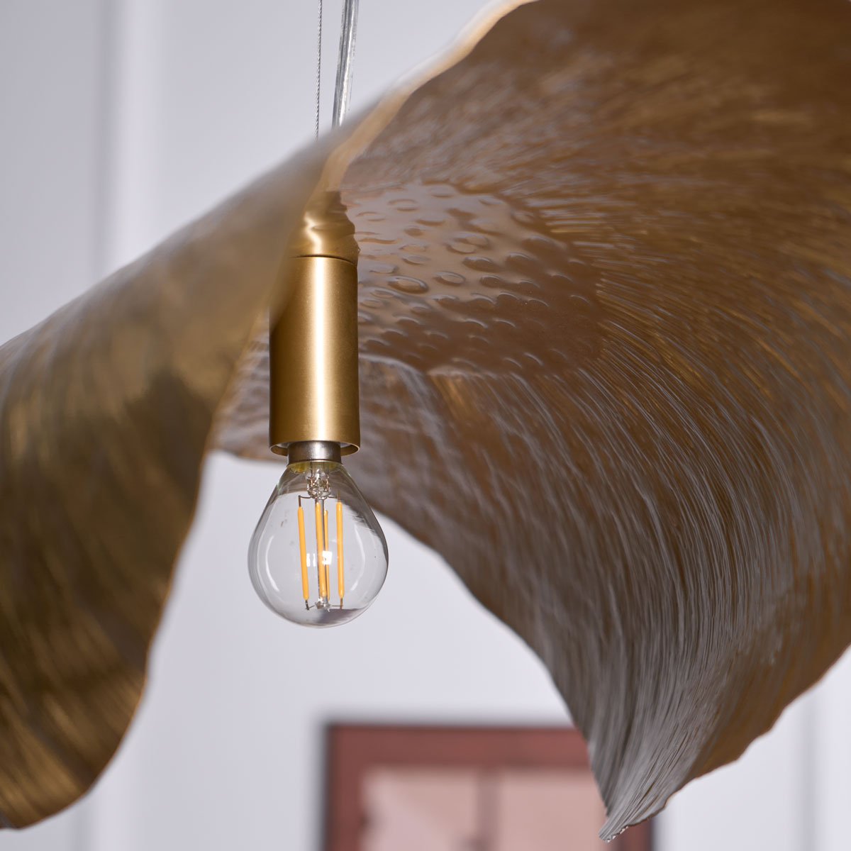 Hammered Pendant Light