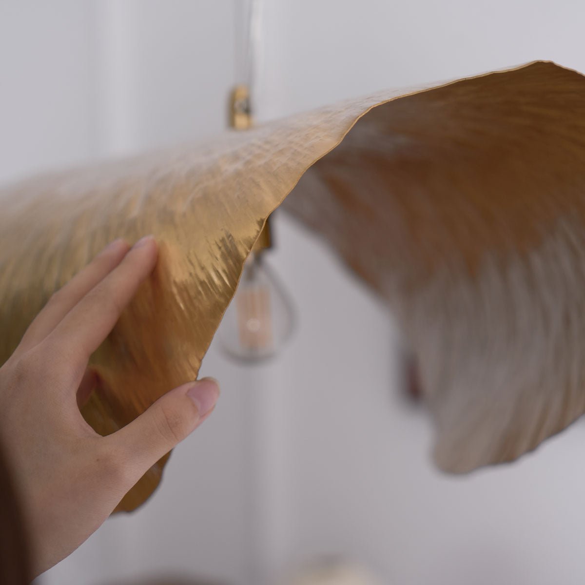 Hammered Pendant Light