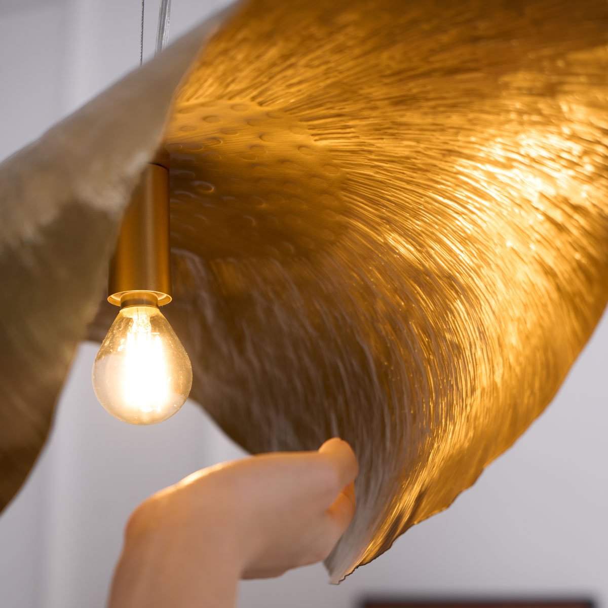 Hammered Pendant Light