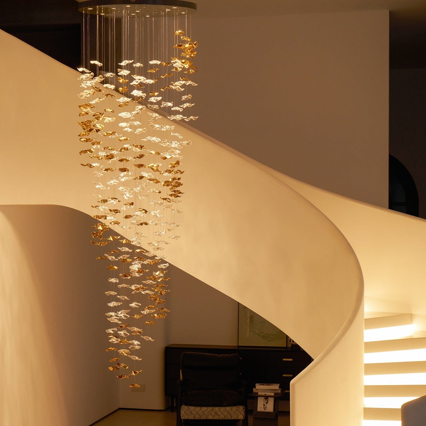 Tidal Stair Chandelier