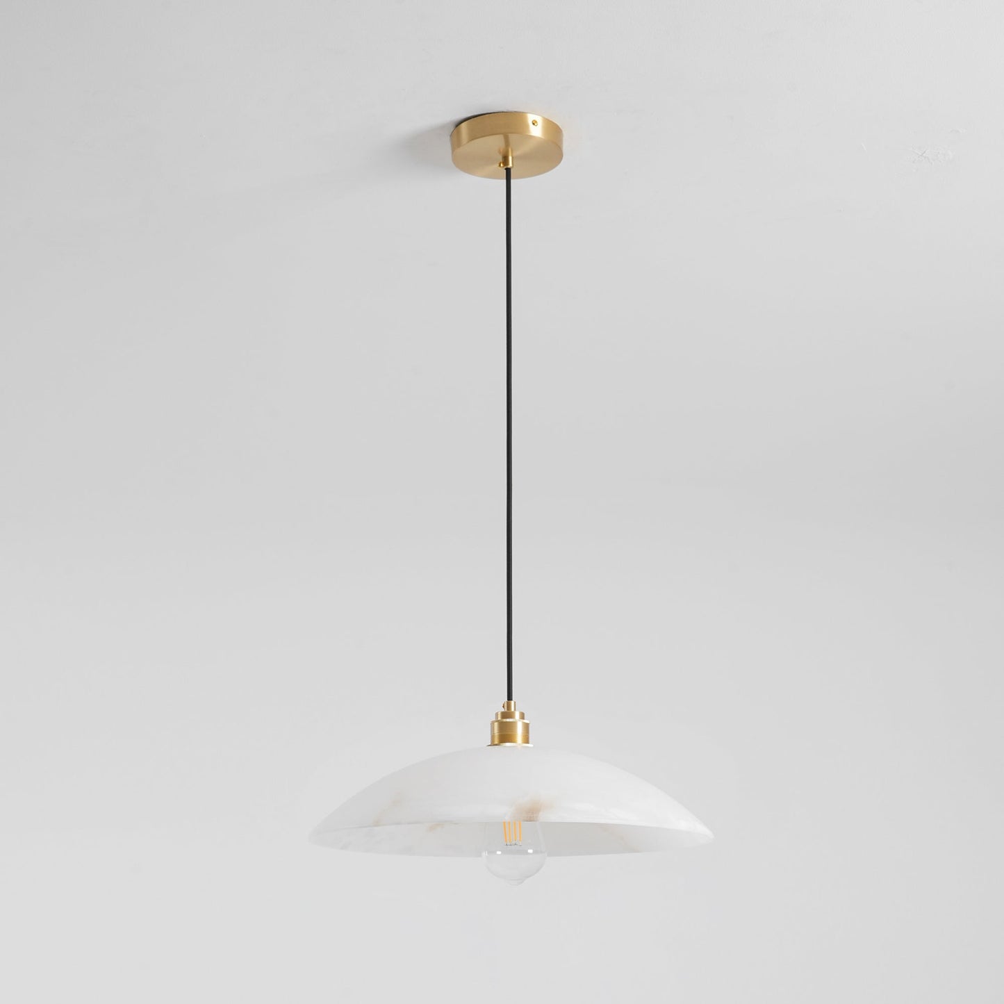 Alabaster Dome Pendant Lamp