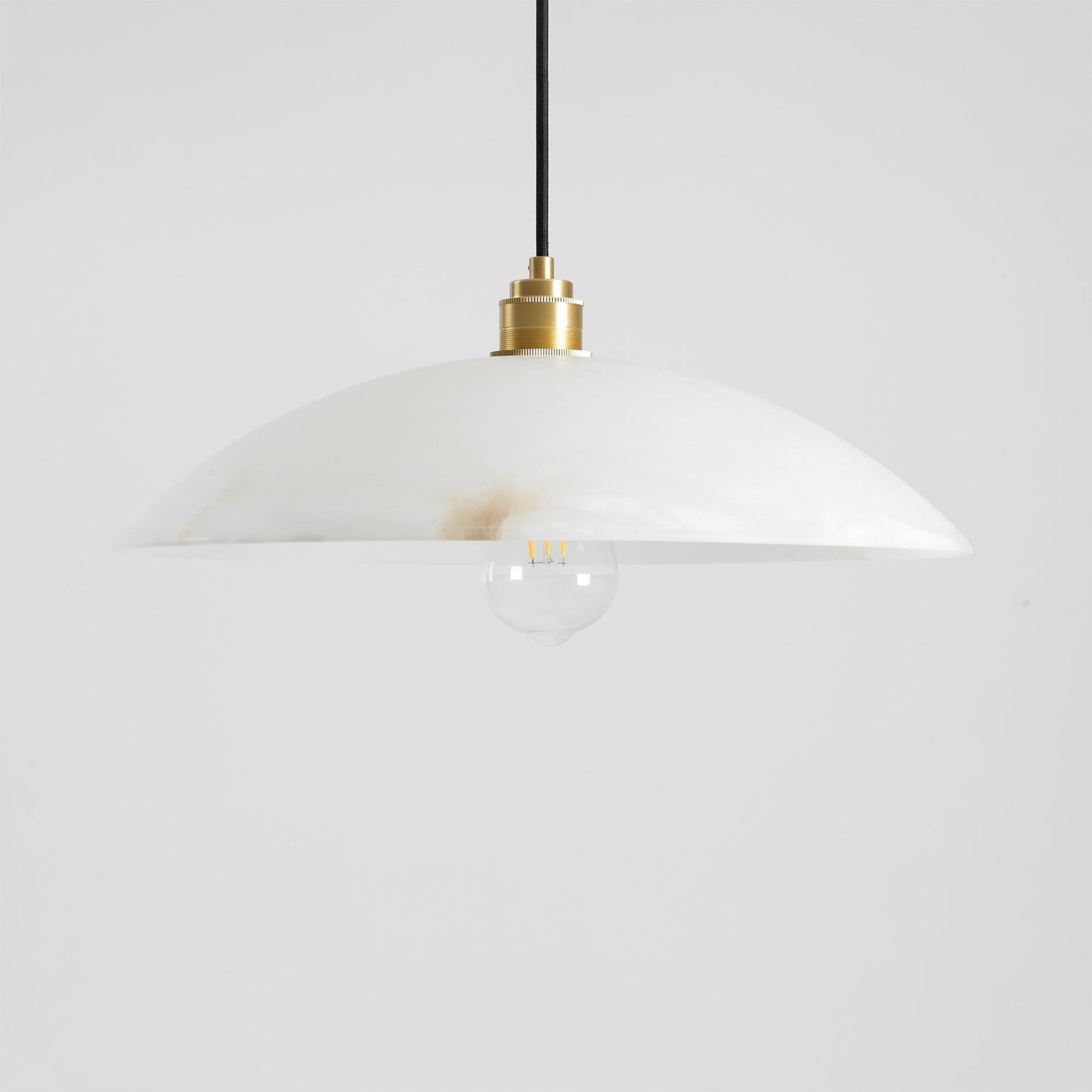 Alabaster Dome Pendant Lamp