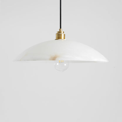 Alabaster Dome Pendant Lamp
