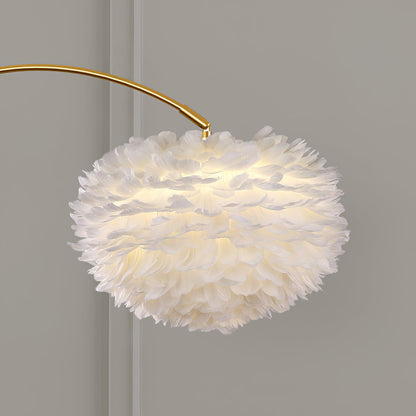 Feather Drawer Floor Lamp