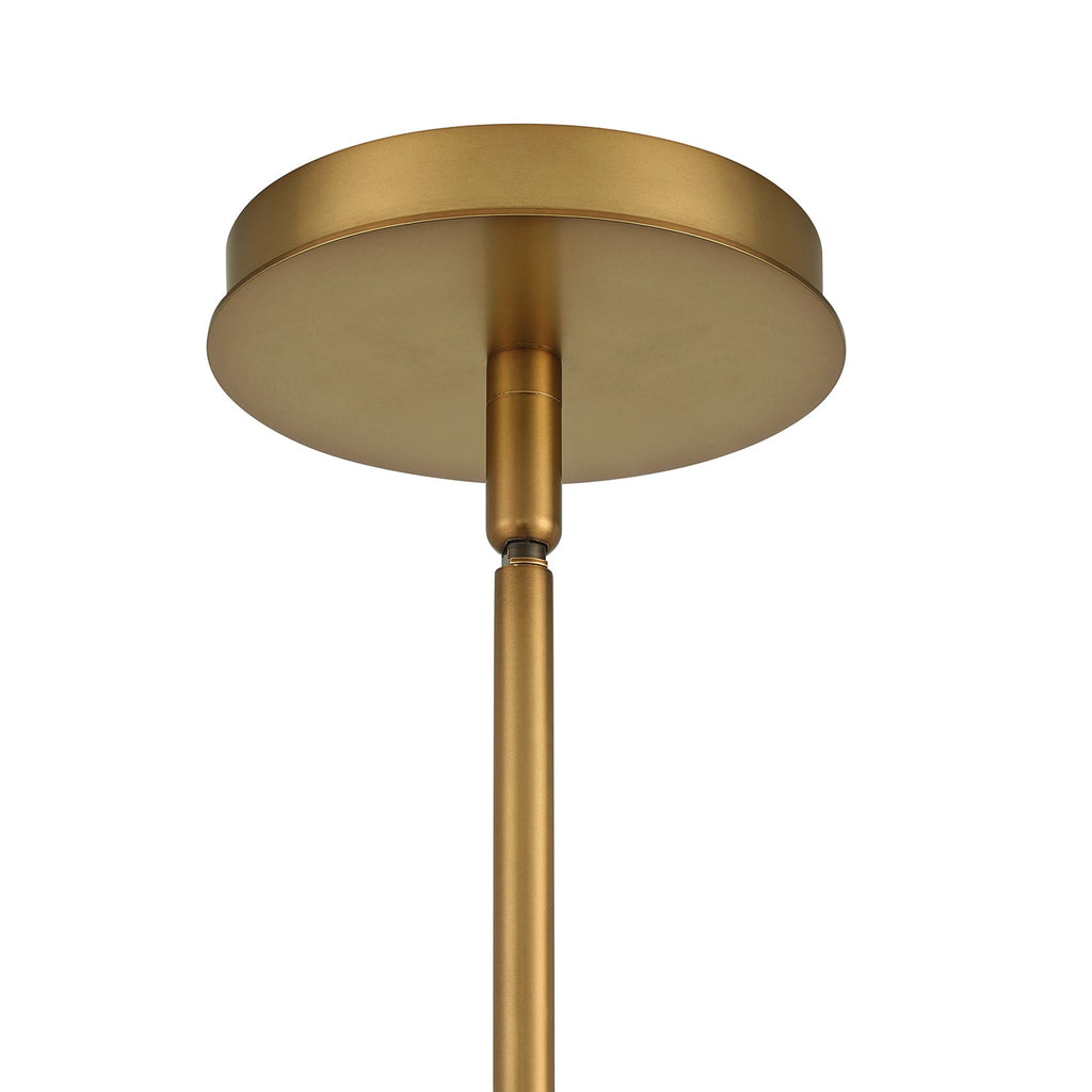 Levi 4 Globe Chandelier 26", Aged Brass