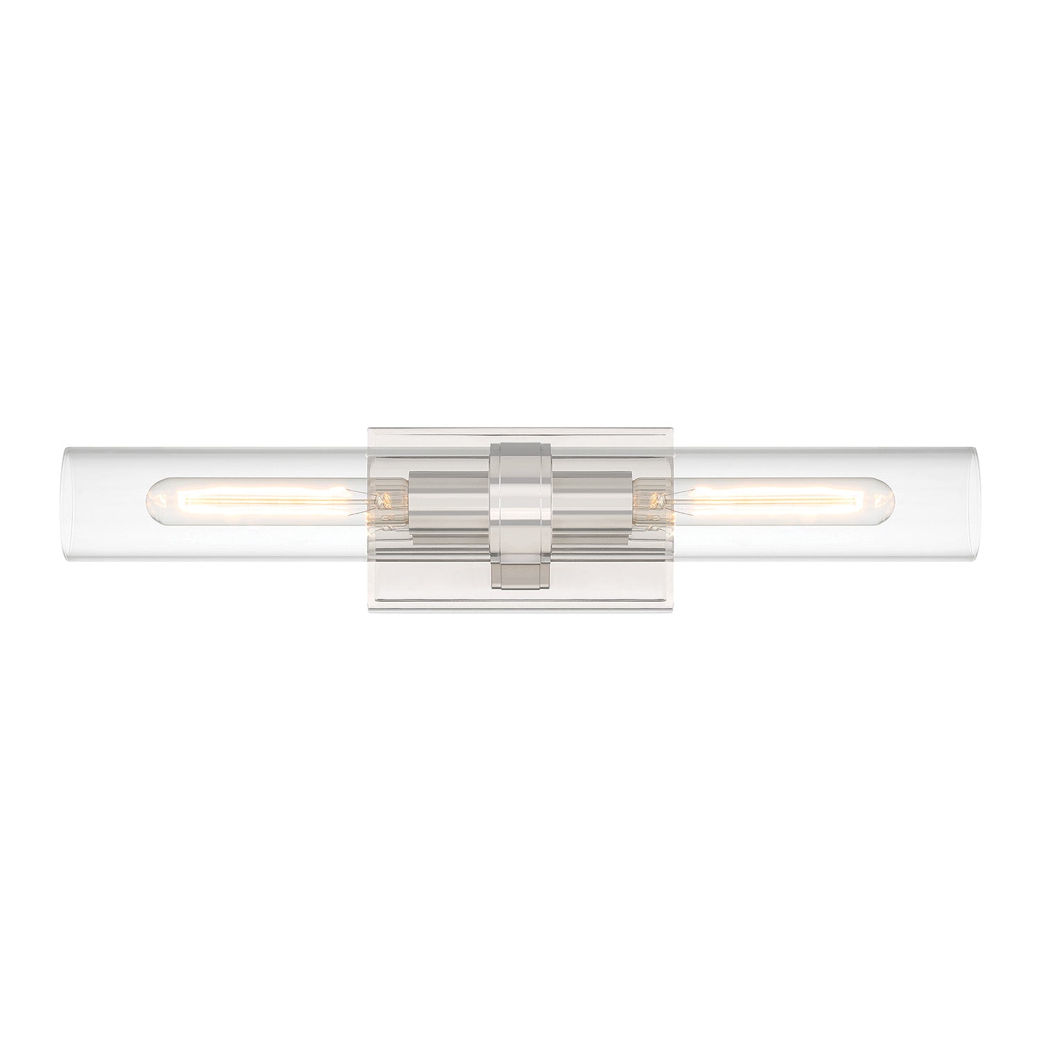Sutton 2 Light Wall Sconce, Polished Nickel
