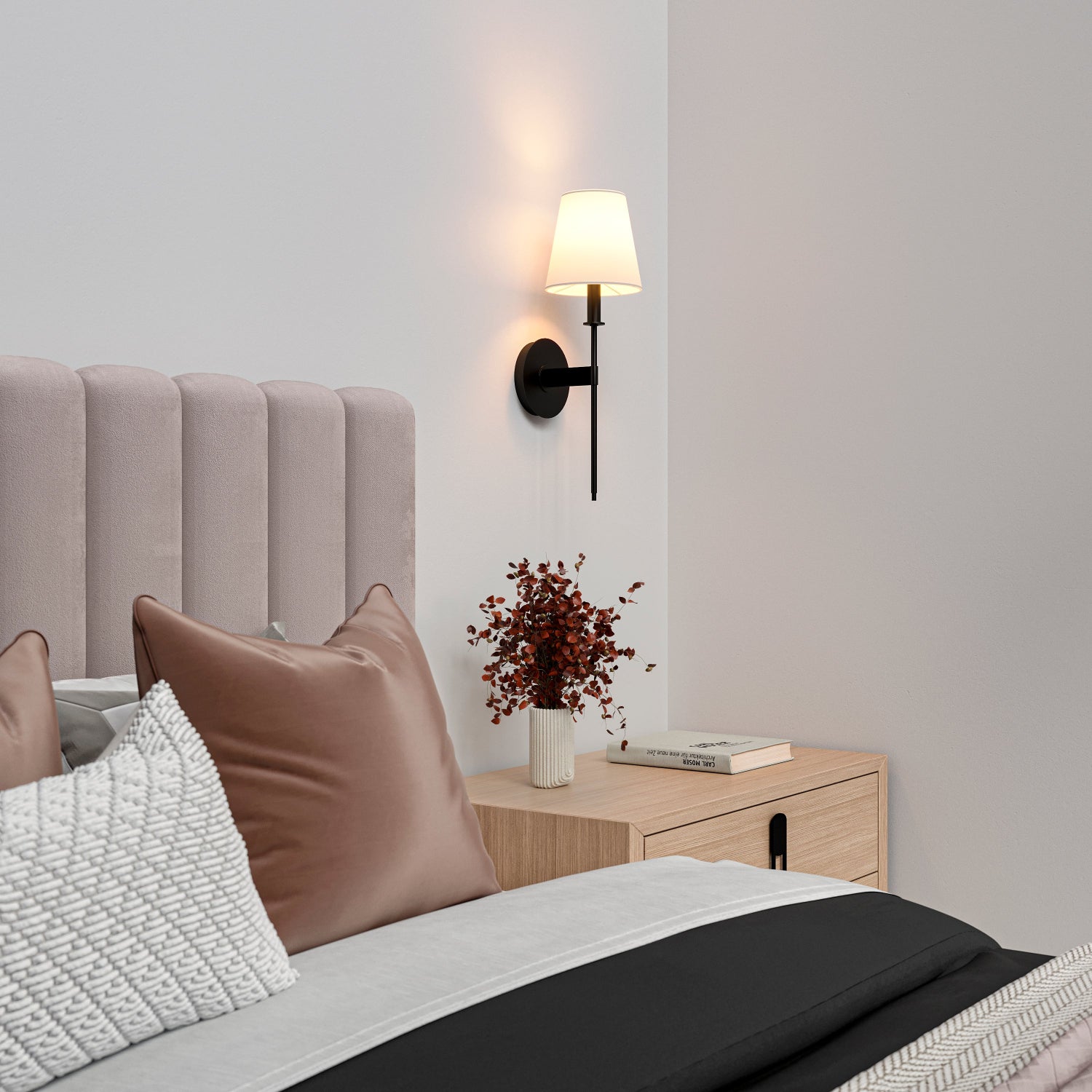 Taylor Wall Sconce, Matte Black