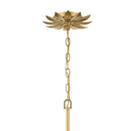 Alice 6 Light Chandelier 32", Antique Gold