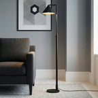 Juno Floor Lamp 59", Matte Black
