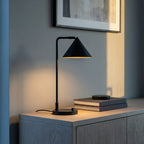 Juno Table Lamp, Matte Black