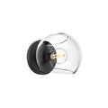 Flynn 1 Light Wall Sconce black