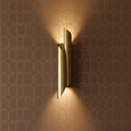 Isla Wrapped Wall Sconce 26", Vintage Brass