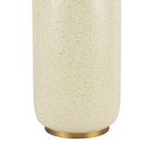 Trudy Table Lamp, Cream with Brass Accents