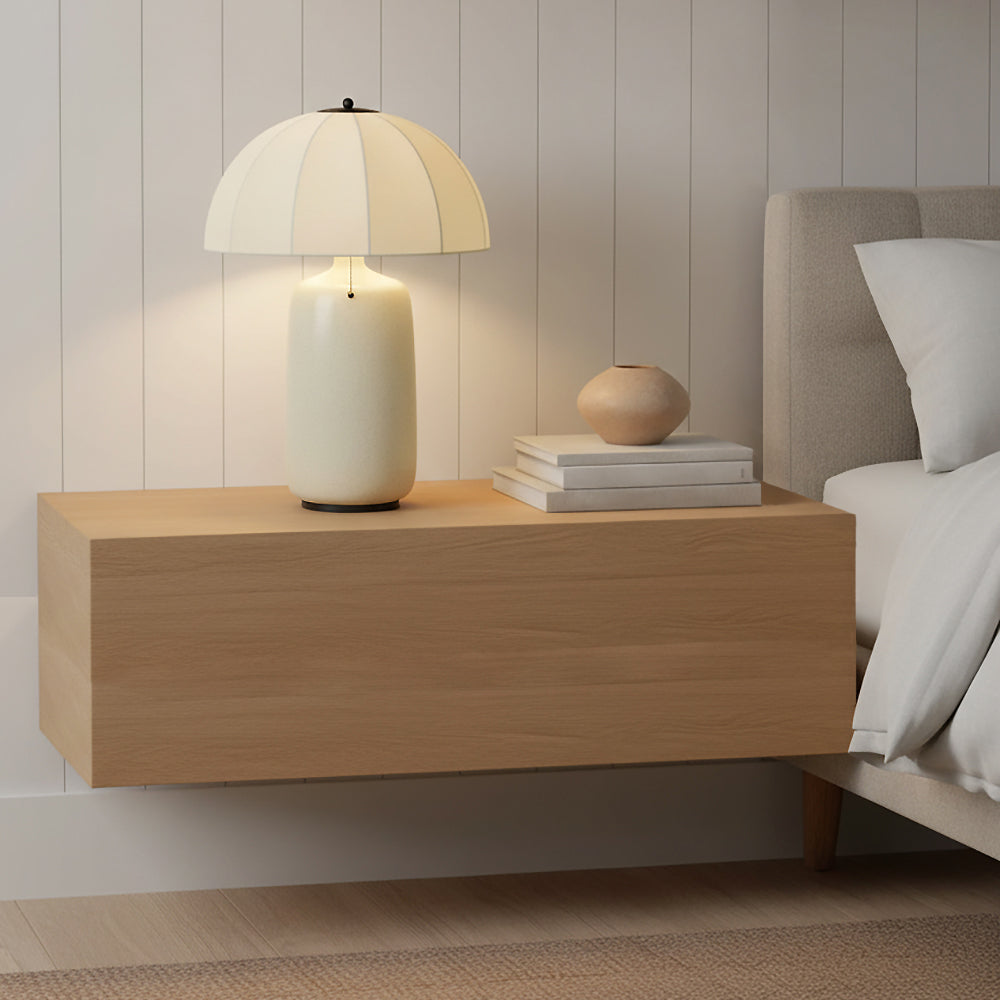 Trudy Table Lamp, Cream with Black Accents