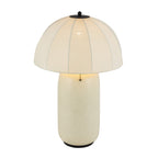 Trudy Table Lamp, Cream with Black Accents