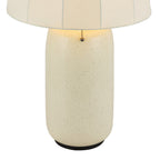 Trudy Table Lamp, Cream with Black Accents