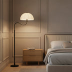 Trudy Floor Lamp 68", Matte Black