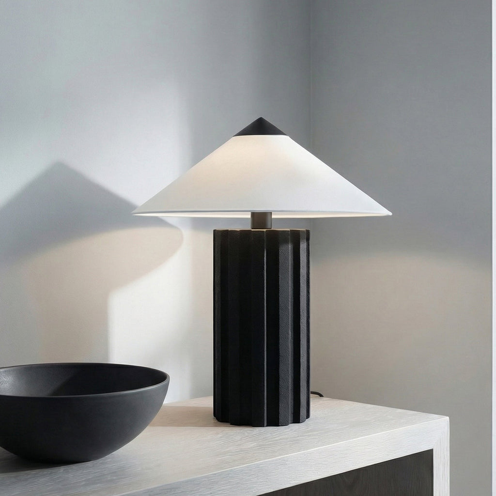 Lee Table Lamp, Textured Black
