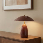 Aubrey LED Table Lamp, Maroon