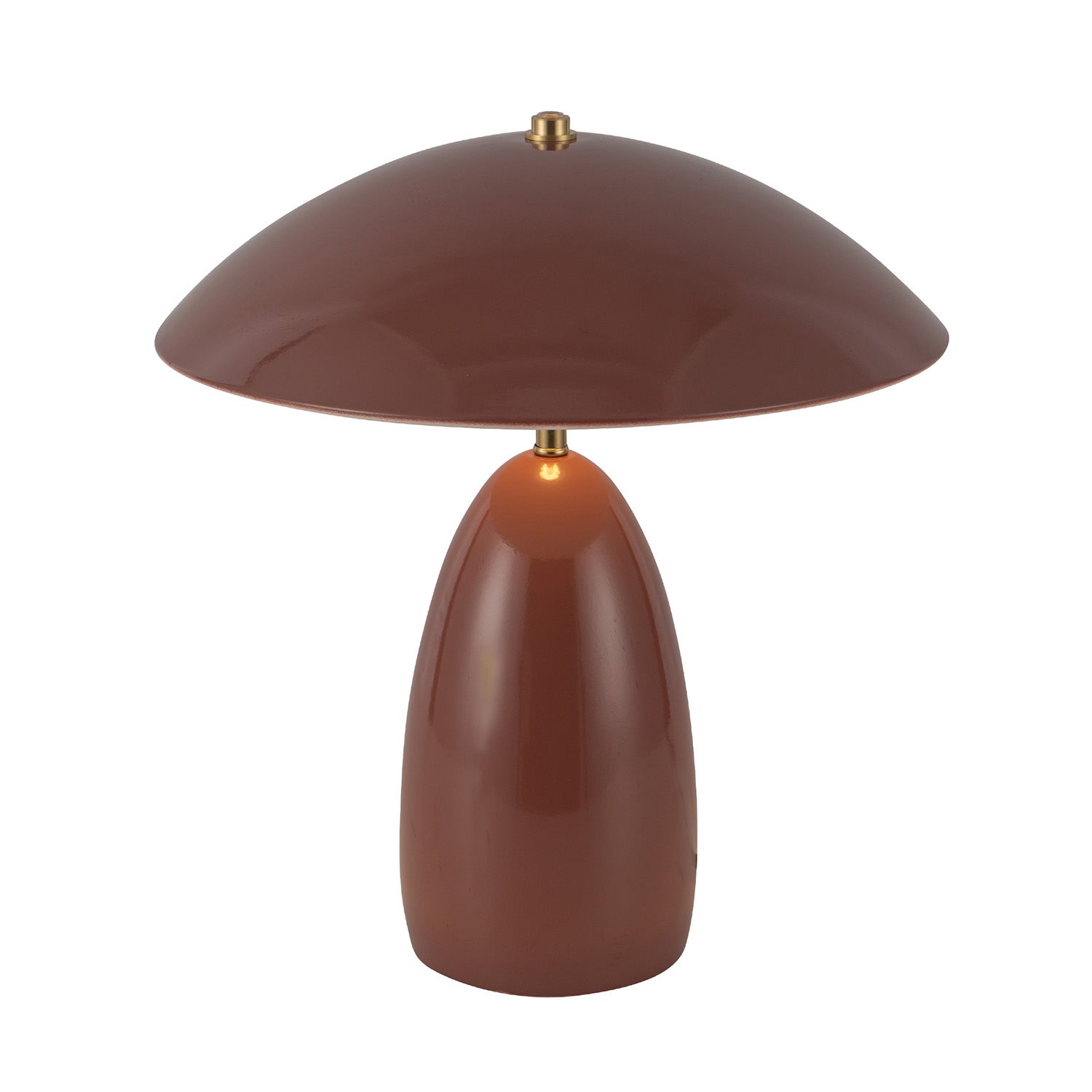 Aubrey LED Table Lamp, Maroon