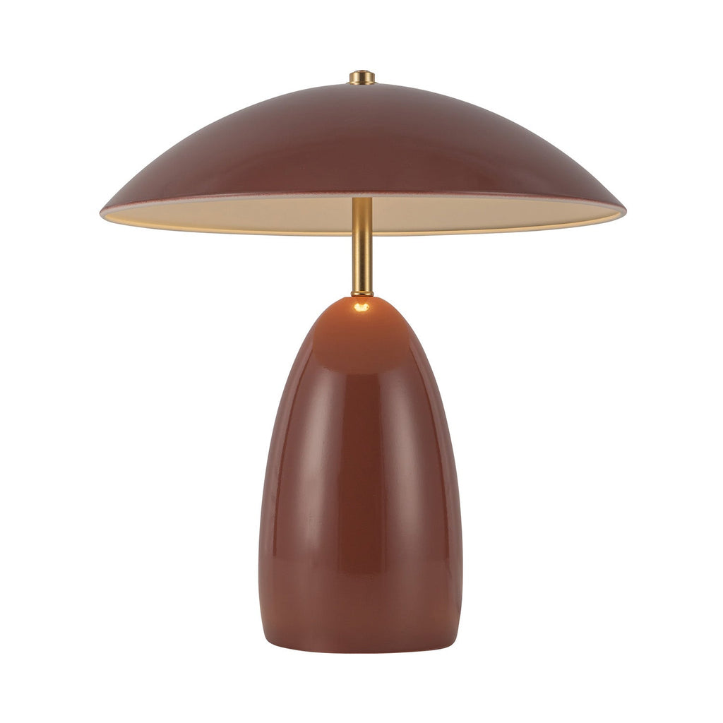 Aubrey LED Table Lamp, Maroon