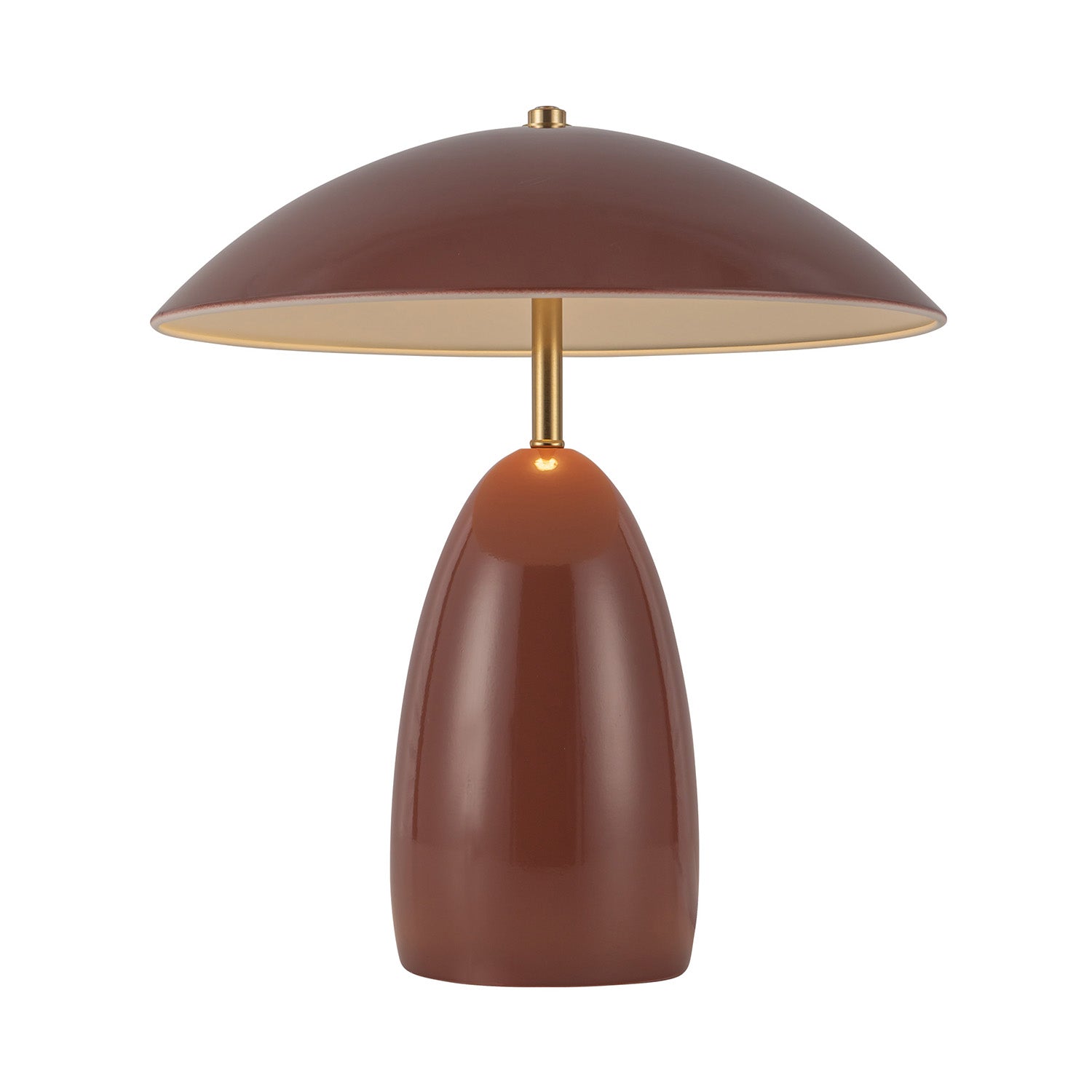Aubrey LED Table Lamp, Maroon