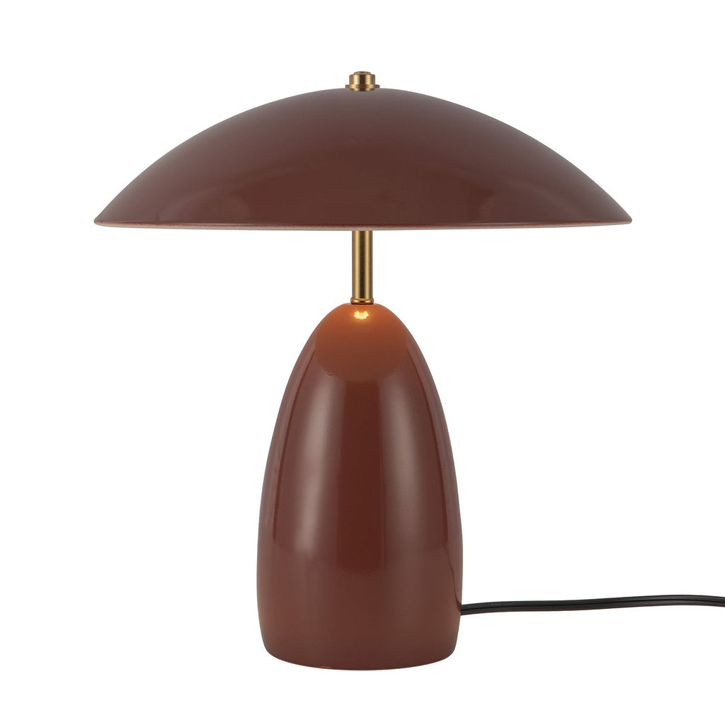 Aubrey LED Table Lamp, Maroon