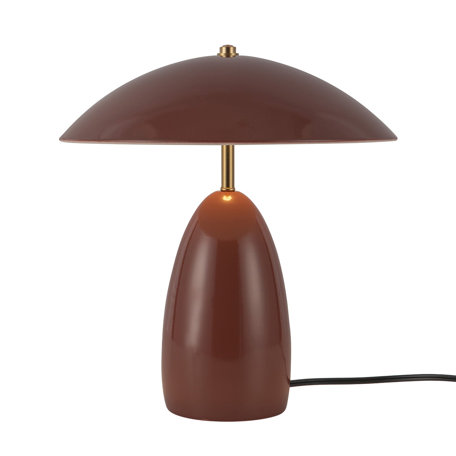 Aubrey LED Table Lamp, Maroon