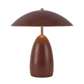 Aubrey LED Table Lamp, Maroon