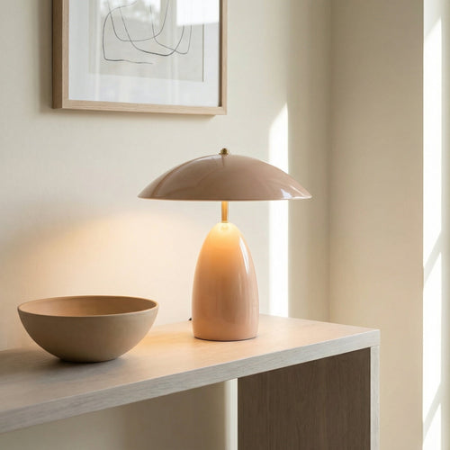 Aubrey LED Table Lamp, Blush