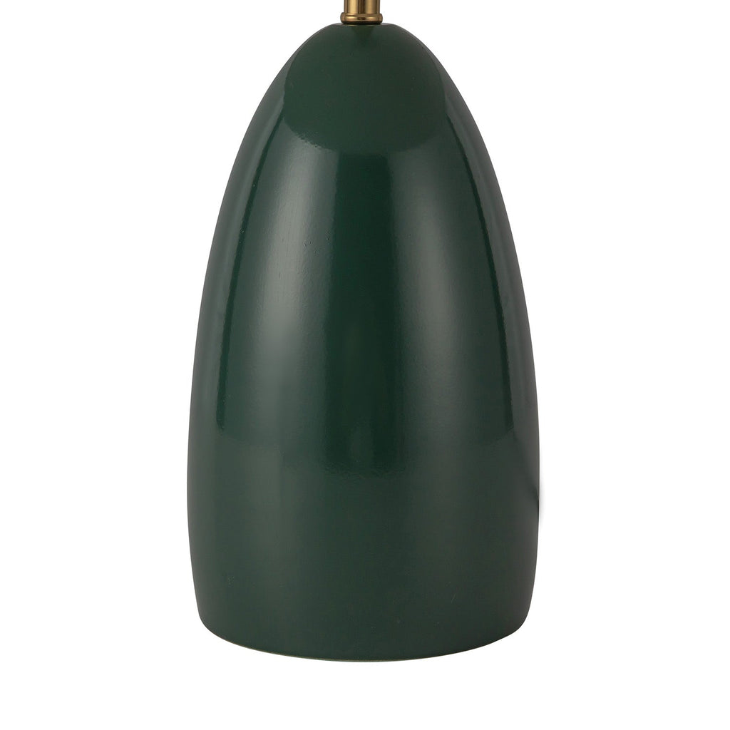 Aubrey LED Table Lamp, Hunter Green