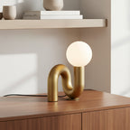 Mimi Petit Table Lamp, Brushed Brass