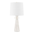 Juliet Table Lamp, Alabaster with Brass Accents