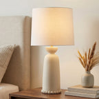 Bonnie Ceramic Table Lamp, Antique Ivory