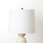 Bonnie Ceramic Table Lamp, Antique Ivory