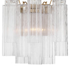 Grace Wall Sconce 14", Brass with Clear Glass