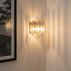 Grace Wall Sconce 14", Brass with Clear Glass