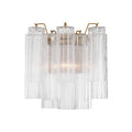 Grace Wall Sconce 14", Brass with Clear Glass