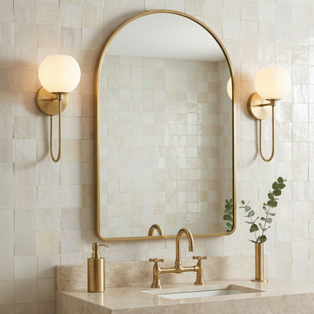 Enid Wall Sconce 15", Aged Brass