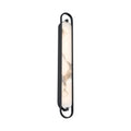 Inez LED Wall Sconce 36" black and Alabaster