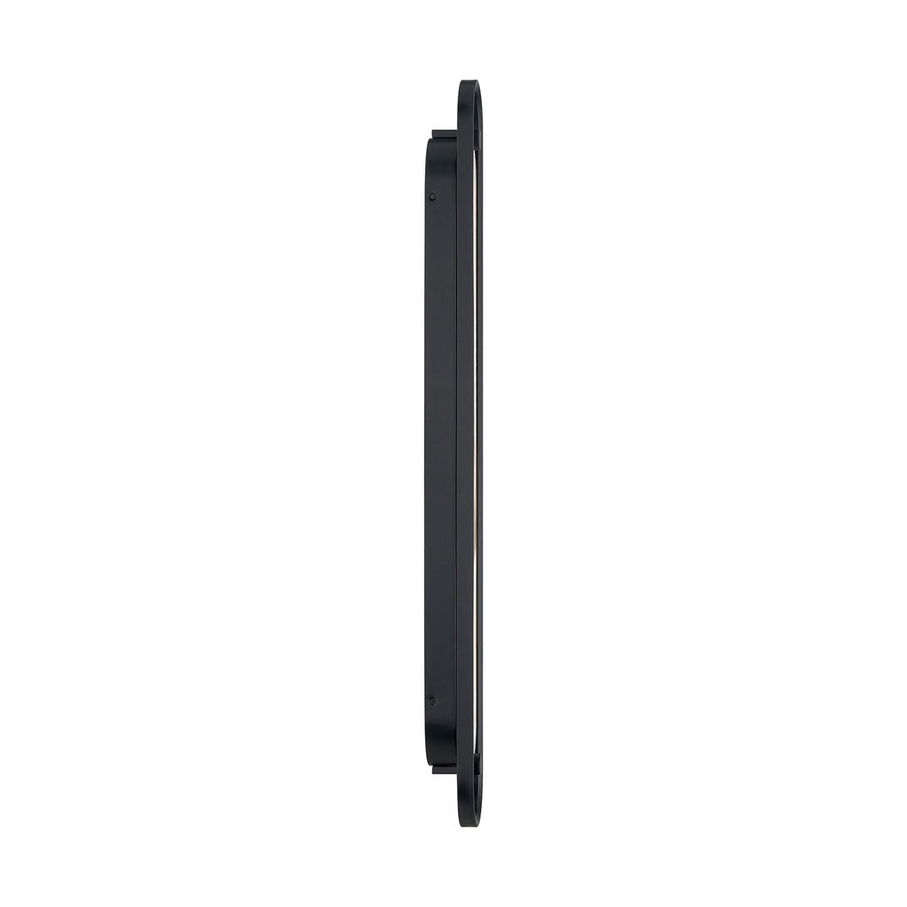 Inez LED Wall Sconce 36", Matte Black and Alabaster
