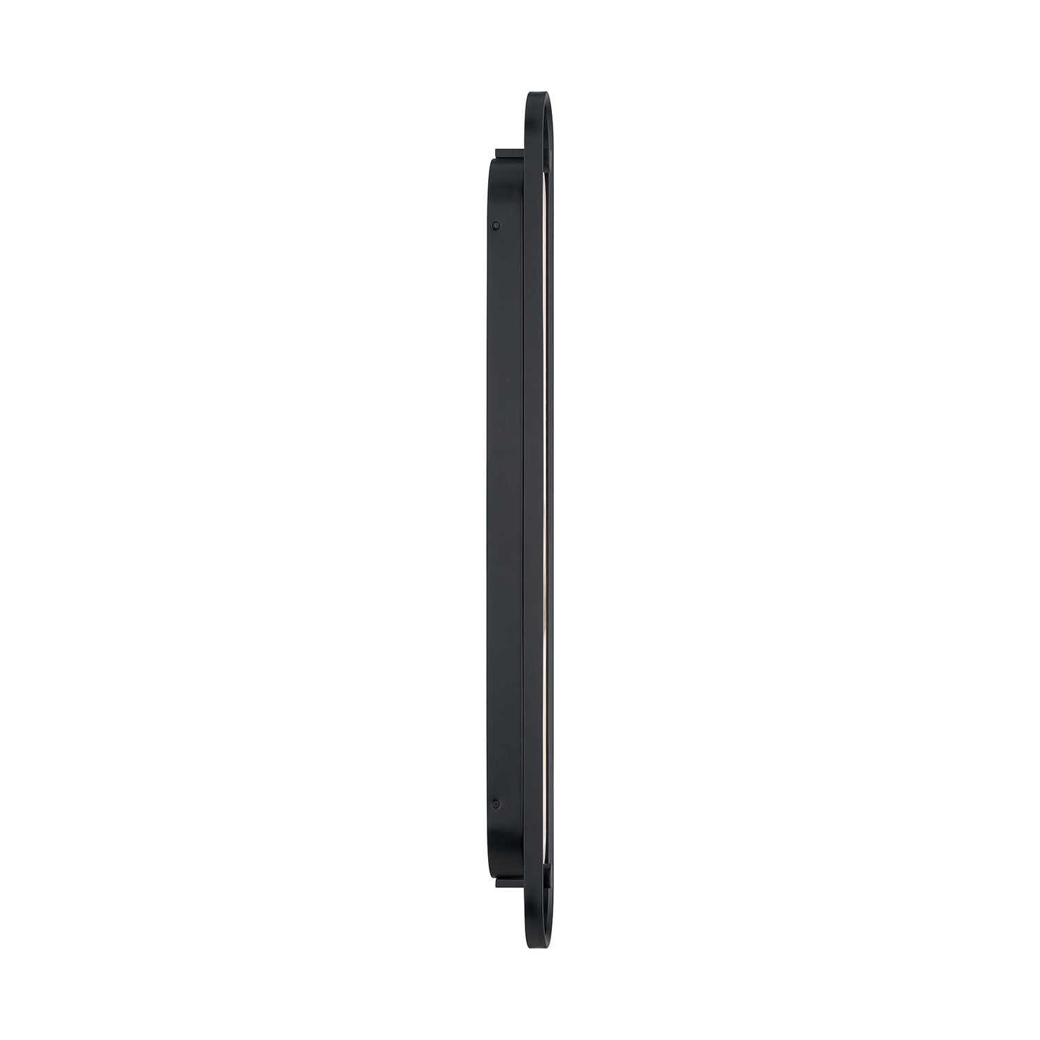 Inez LED Wall Sconce 36", Matte Black and Alabaster