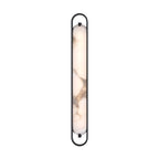 Inez LED Wall Sconce 36", Matte Black and Alabaster