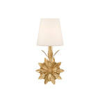 Ayla Wall Sconce 15", Antique Gold and Opal Glass