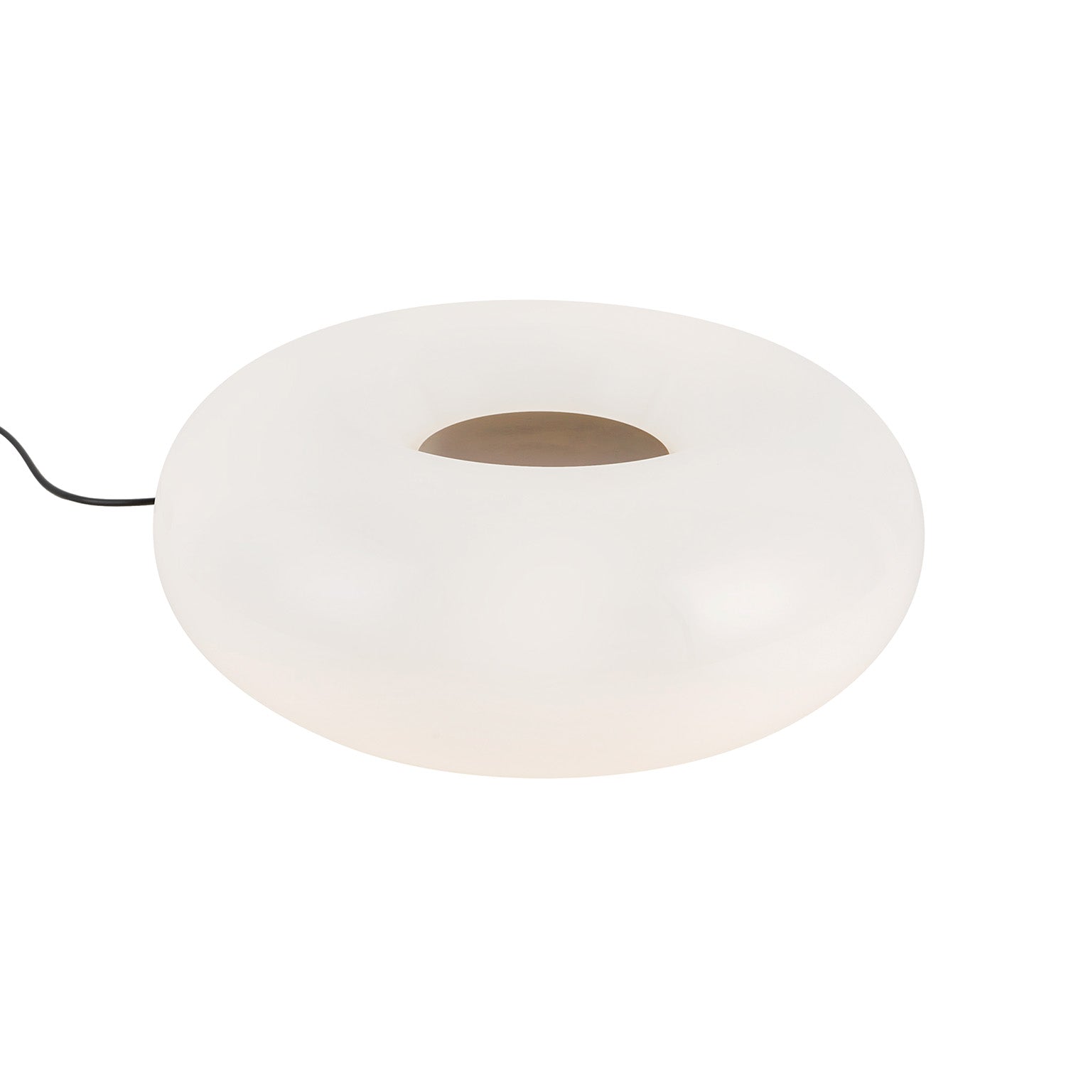 Otto LED Table Lamp 13", Aged Brass and Opal Glass