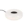 Otto LED Table Lamp 9", Matte Black and Opal Glass