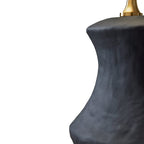 Laken Table Lamp 26", Textured Black